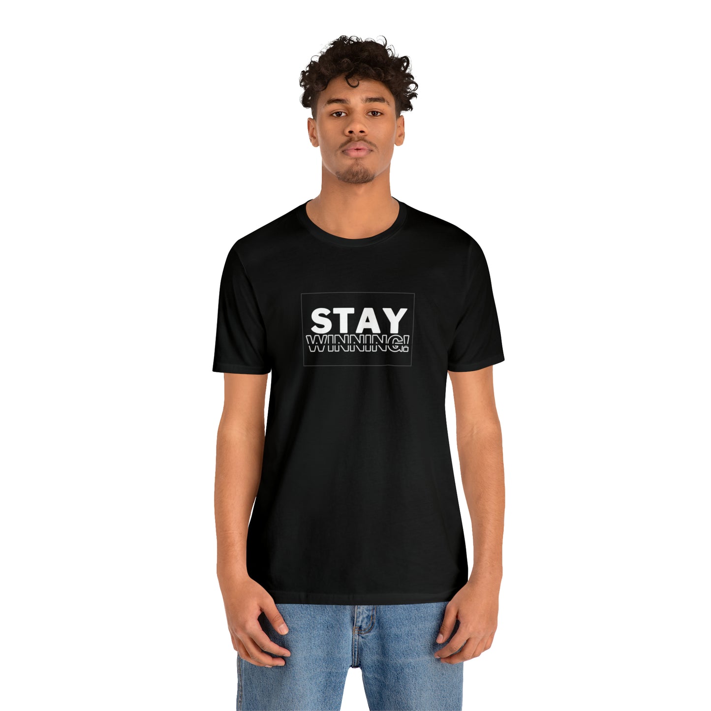 Soluvd Stay Winning Unisex, Women's, Men's Short Sleeve Tee
