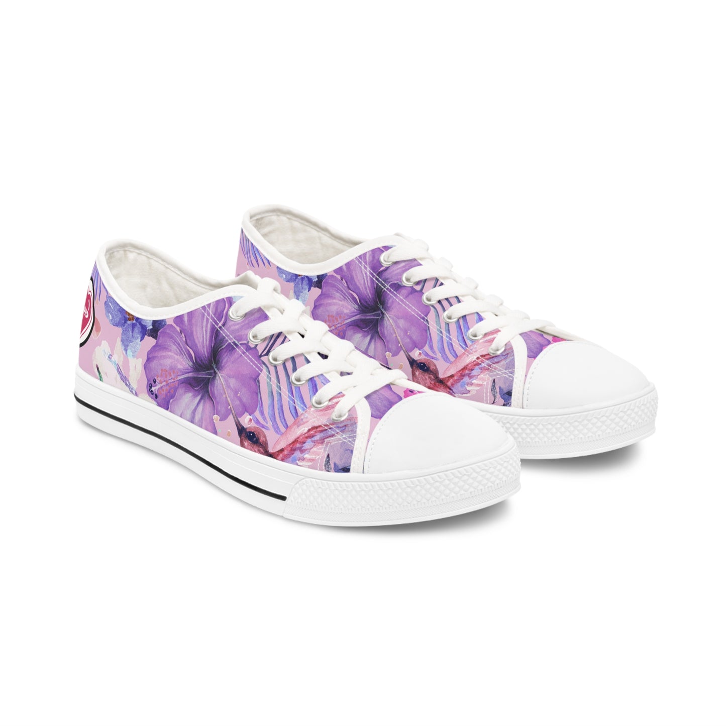 Soluvd Purple Vacay Women's Low Top Sneakers
