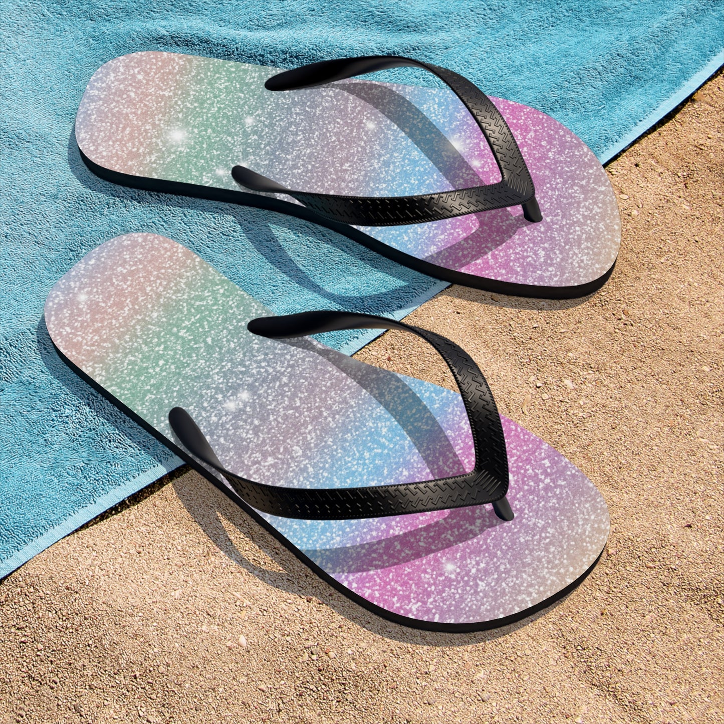 Soluvd Sparkle Unisex, Women's, Men's Flip-Flops