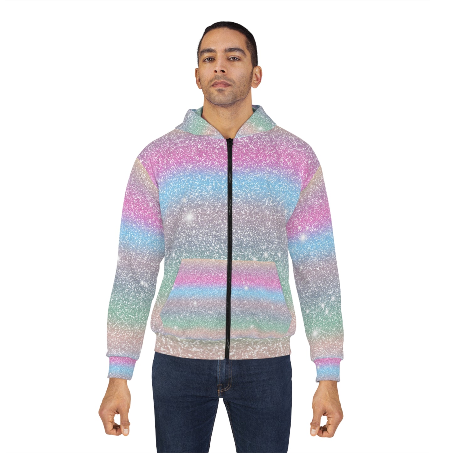 Soluvd Sparkle Unisex, Women's, Men's Premium Zip Hoodie