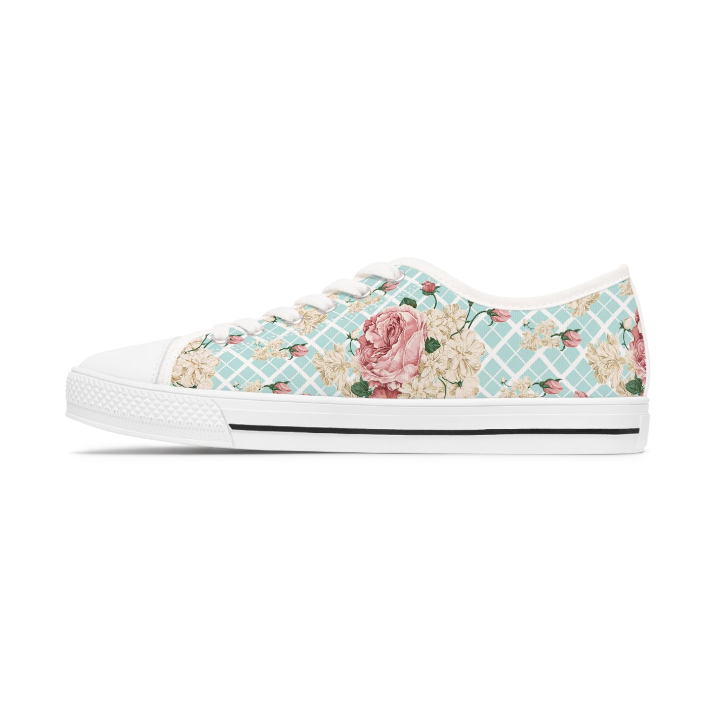 Soluvd More Roses Women's Low Top Sneakers