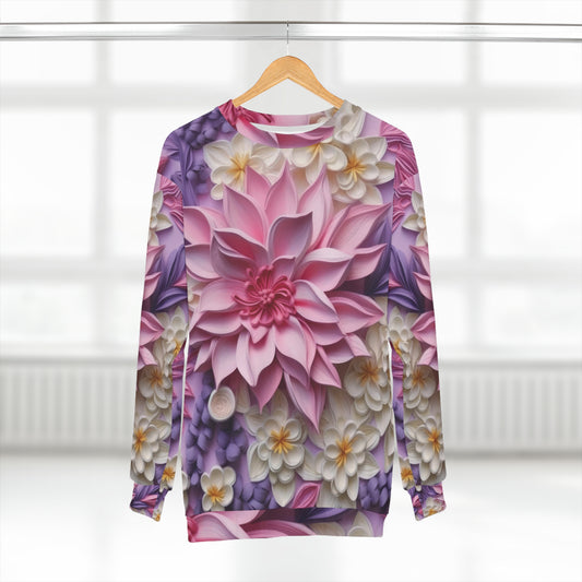 Poppin Floral Unisex Sweatshirt | Soluvd | Women's and Men's