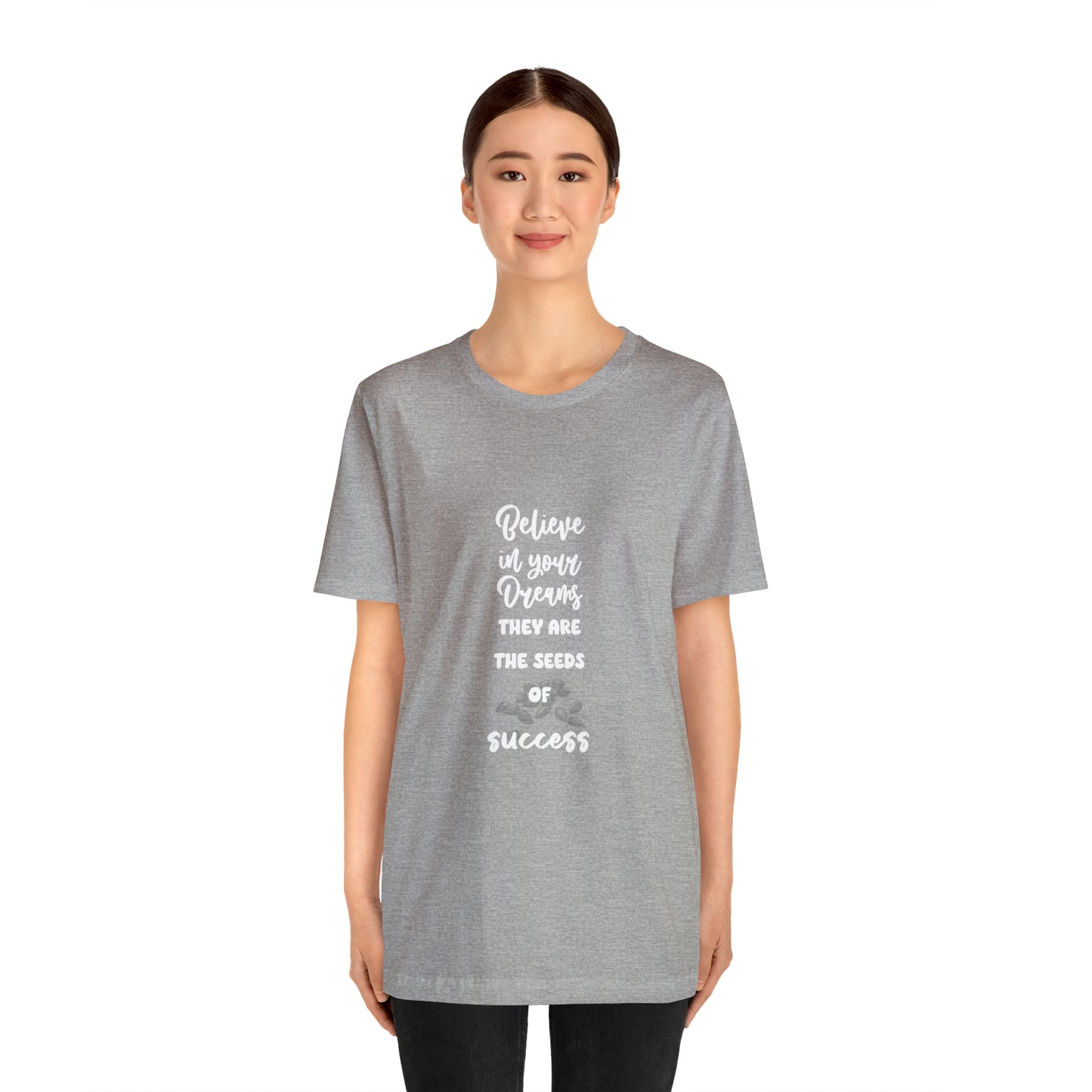 Soluvd Believe in Your Dreams Unisex, Women's, Men's Jersey Short Sleeve Tee