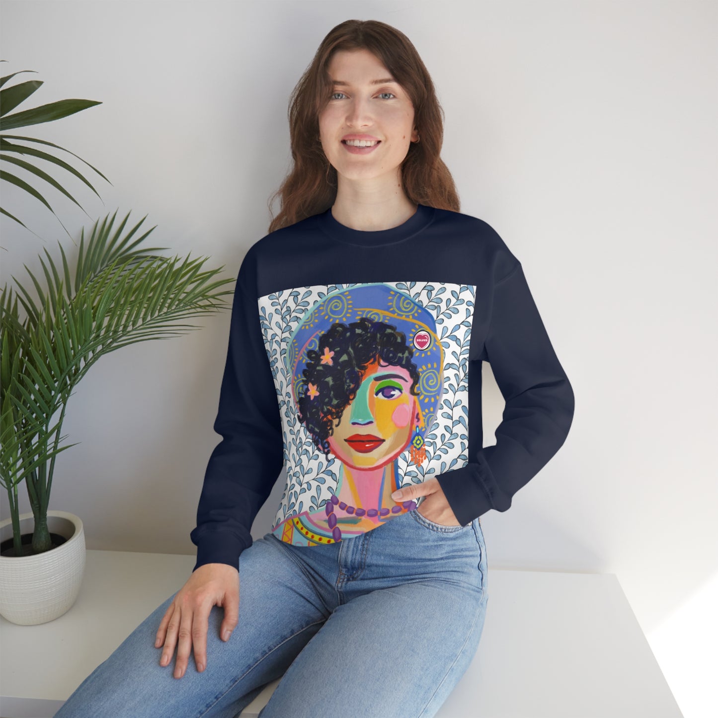 Soluvd Beret Unisex Heavy Blend™ Crewneck Sweatshirt