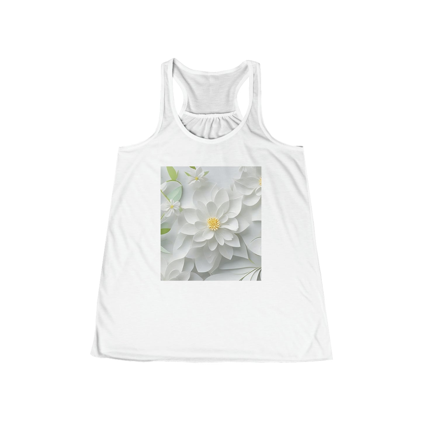 Soluvd Daisyluv Women's Flowy Racerback Tank