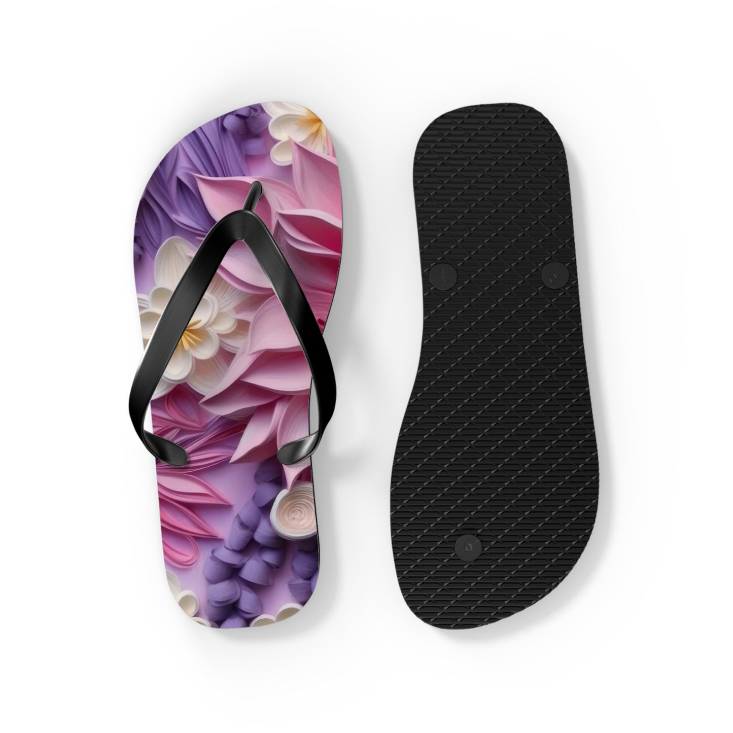 Soluvd Poppin flora Women's Flip Flops, Sandals