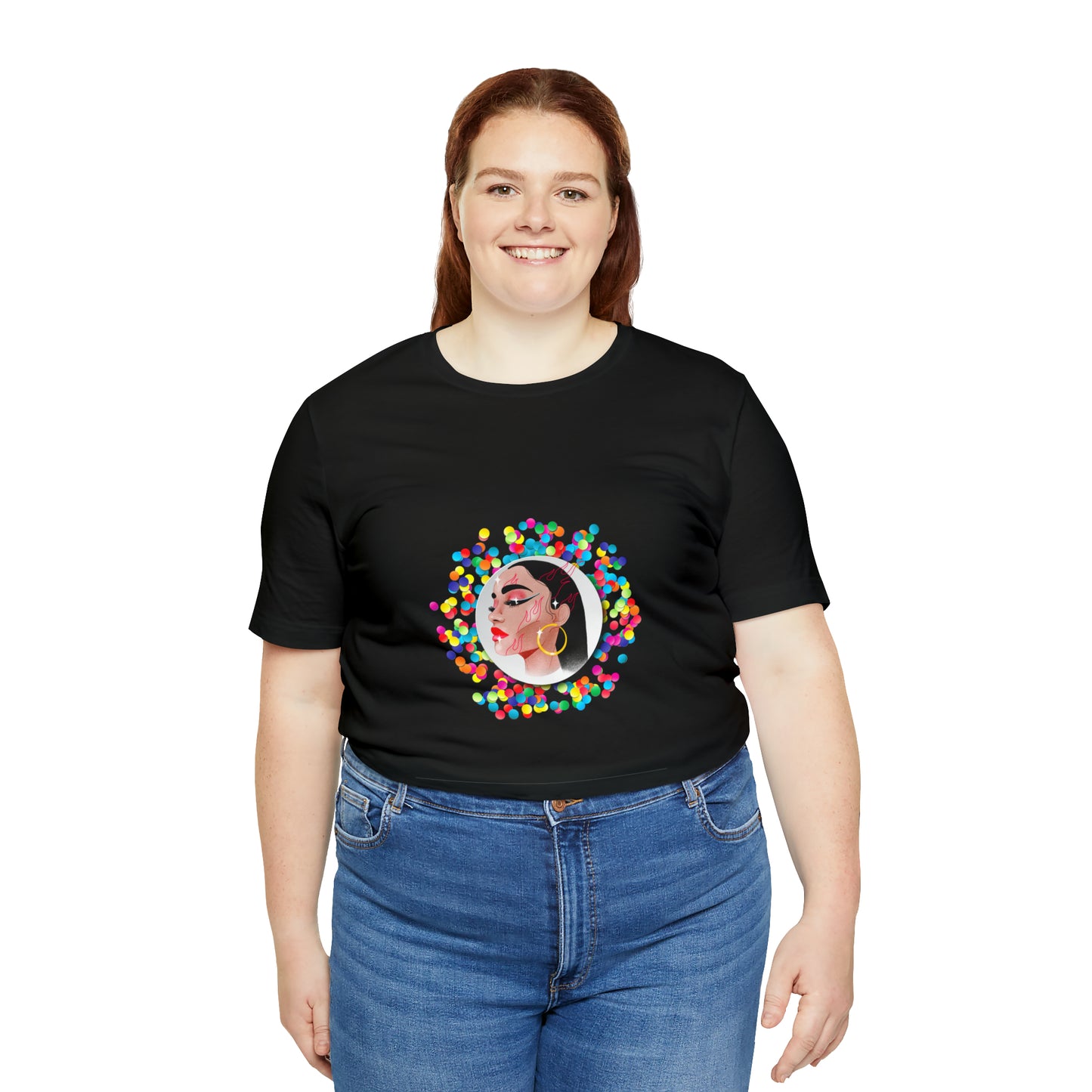 Soluvd Confetti Unisex, Women's, Men's Short Sleeve Tee