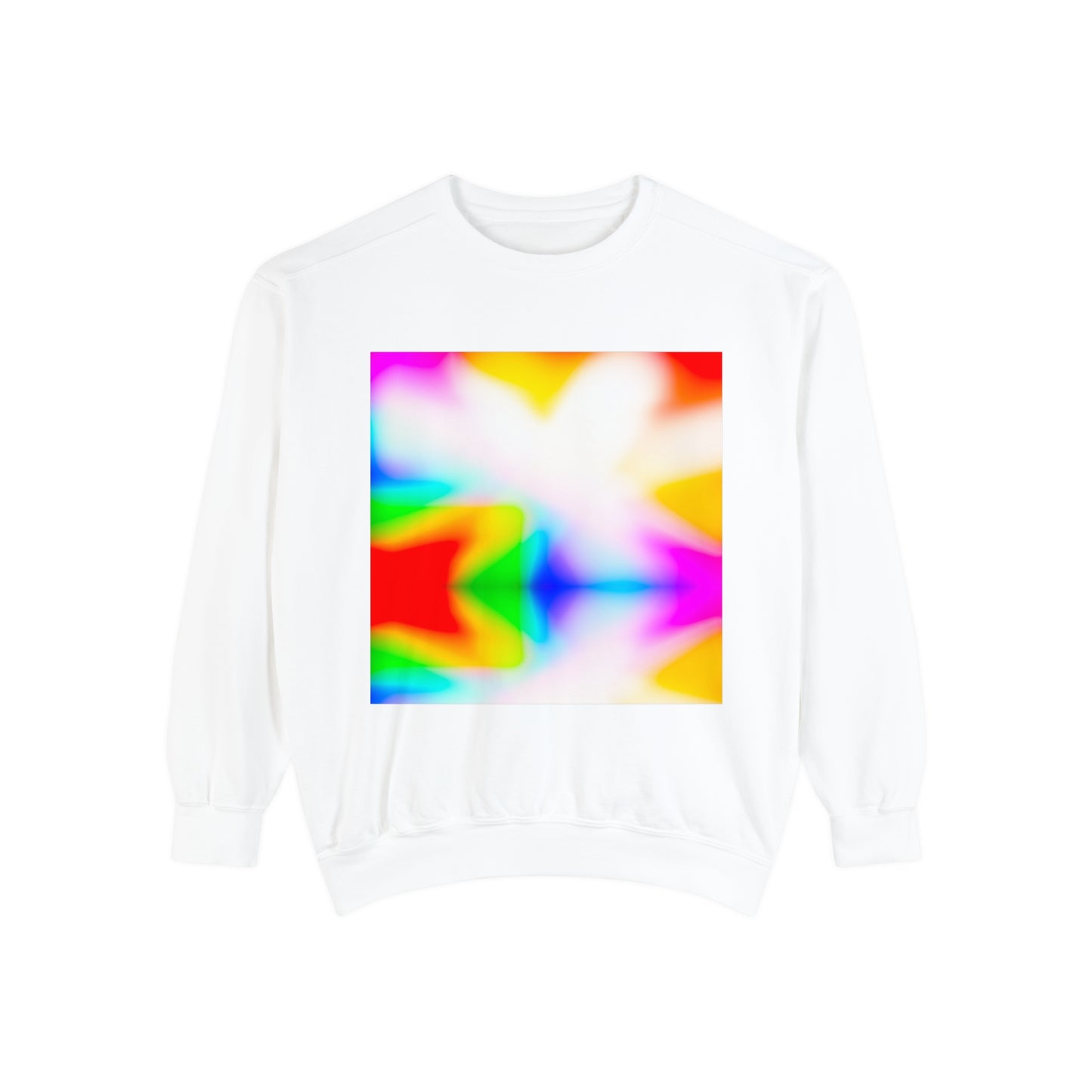 Soluvd Tiedye Unisex, Women's, Men's Garment-Dyed Sweatshirt