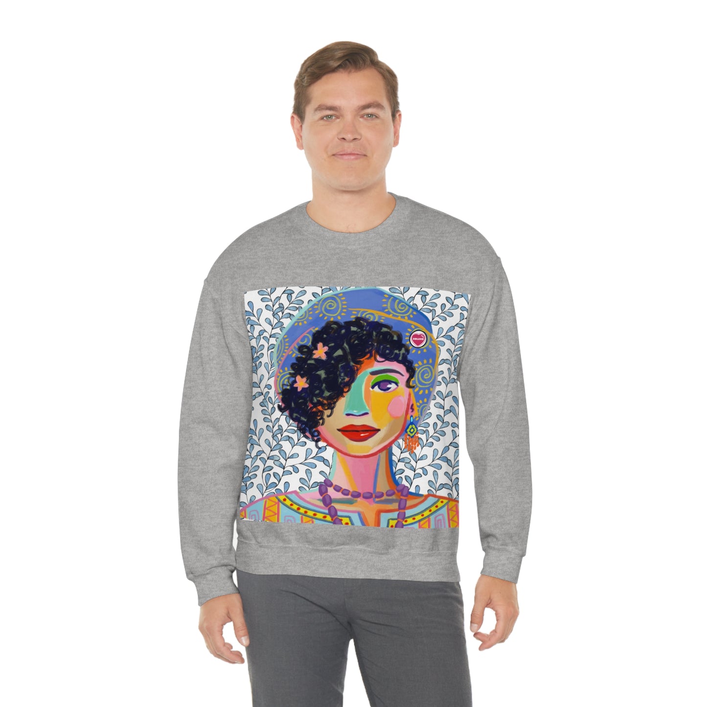 Soluvd Beret Unisex Heavy Blend™ Crewneck Sweatshirt