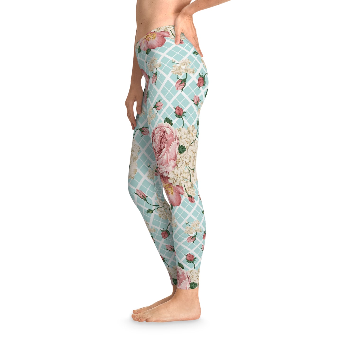 Soluvd More Roses Women's Stretchy Leggings