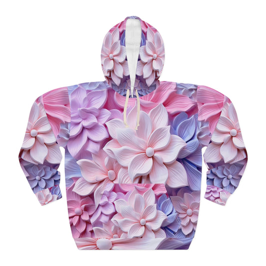 Soluvd 3D Flower An Unisex, Women's, Men's Pullover Hoodie