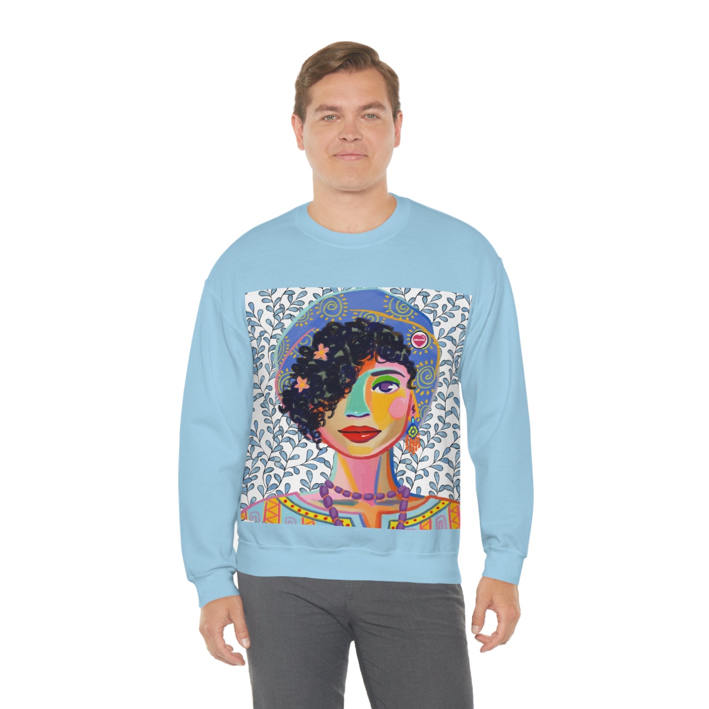 Soluvd Beret Unisex Heavy Blend™ Crewneck Sweatshirt