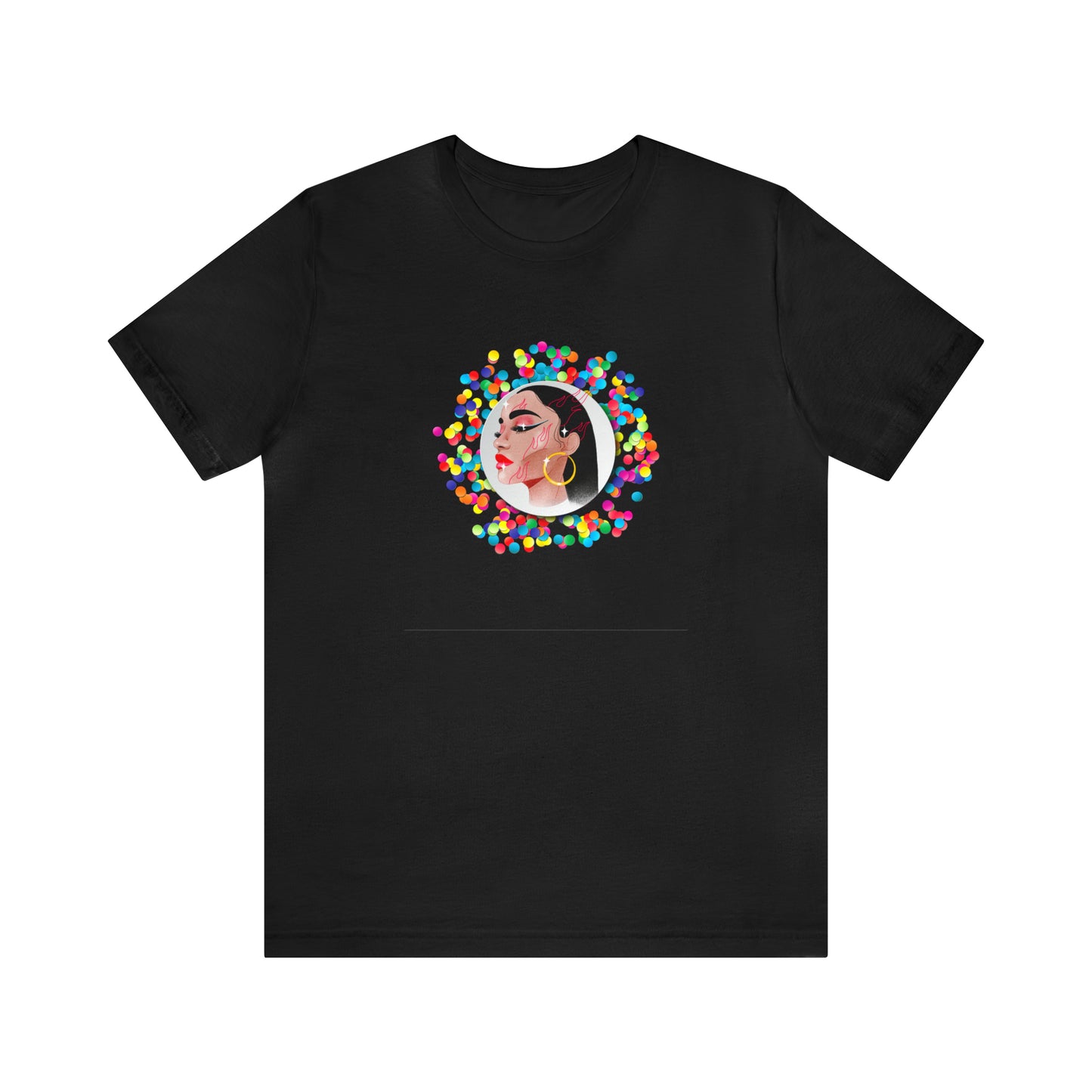 Soluvd Confetti Unisex, Women's, Men's Short Sleeve Tee