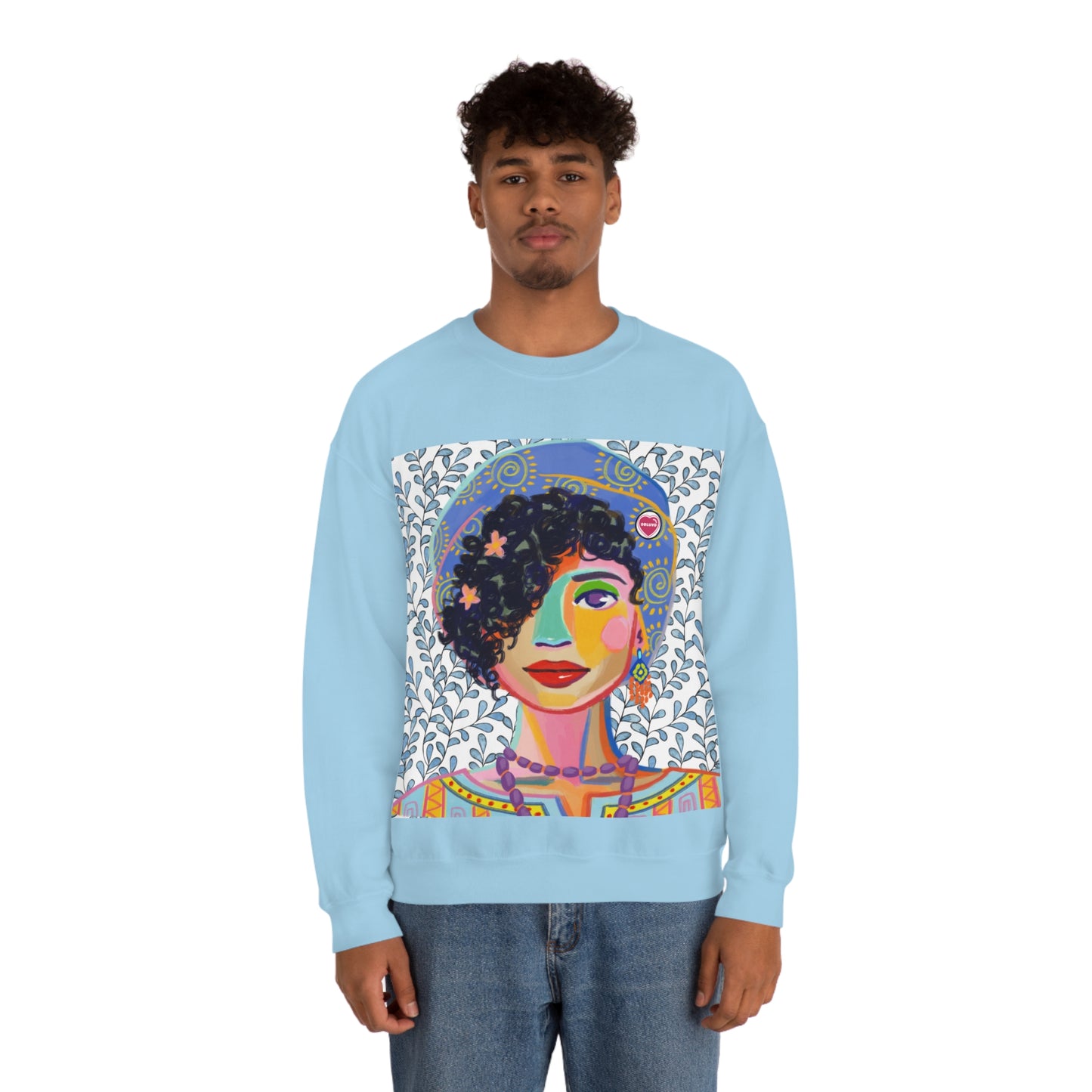 Soluvd Beret Unisex Heavy Blend™ Crewneck Sweatshirt
