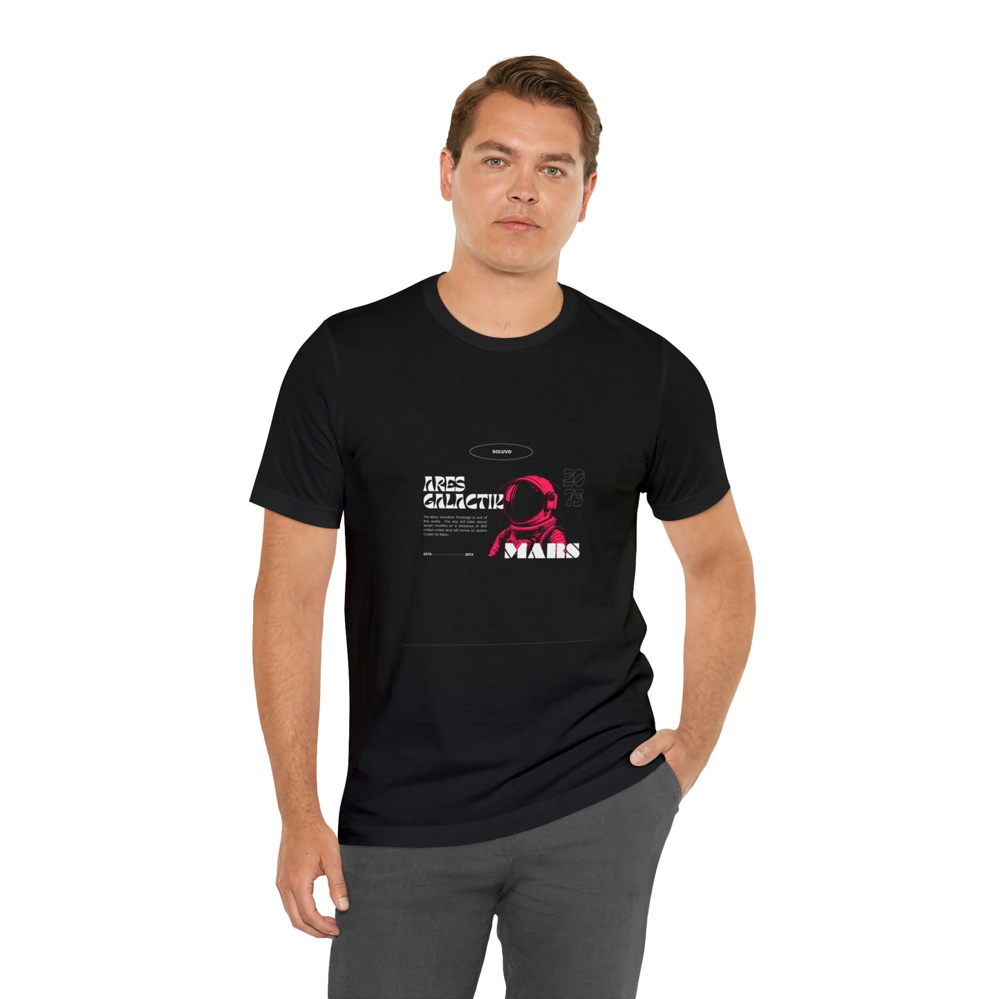 Soluvd Mars Unisex, Women's, Men's Short Sleeve Tee