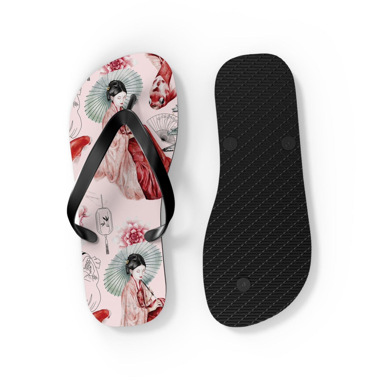 Soluvd Pink Pagoda Women's Flip Flops