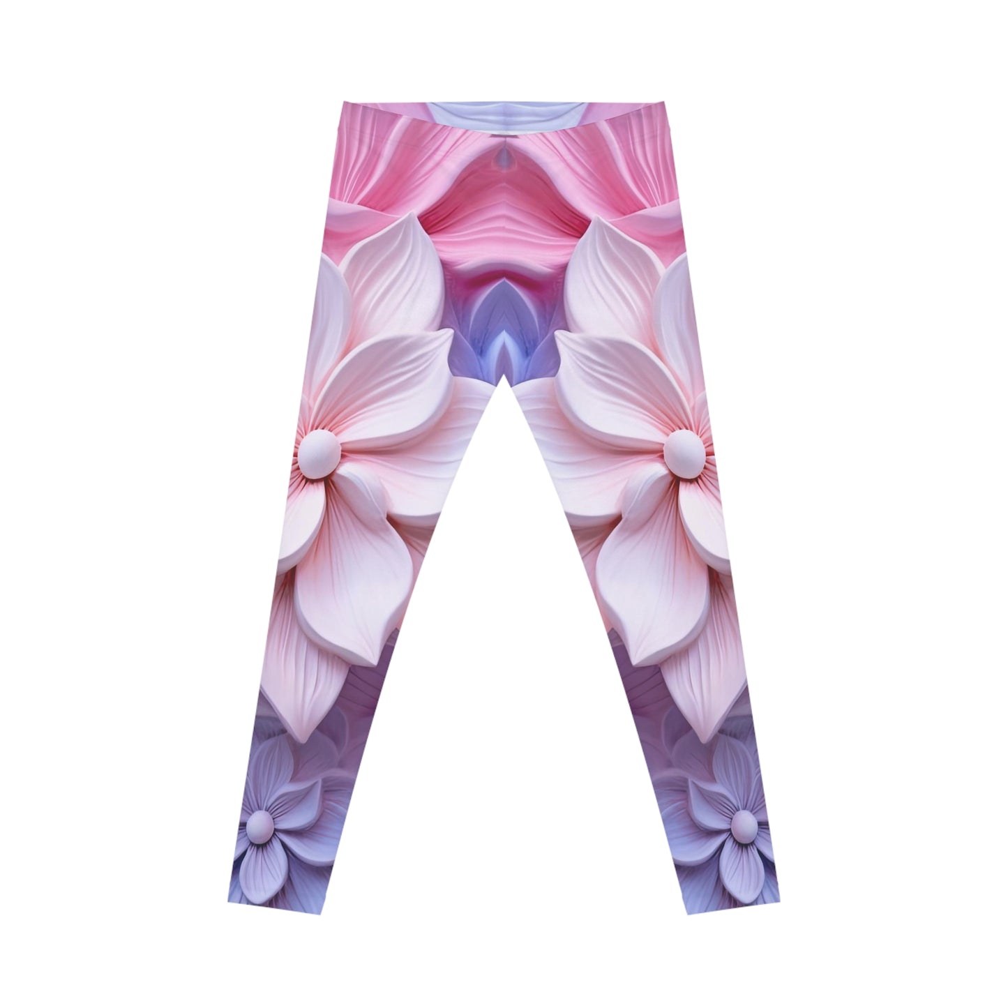 Soluvd 3D Flower An Women's Premium Leggings, Yoga Leggings