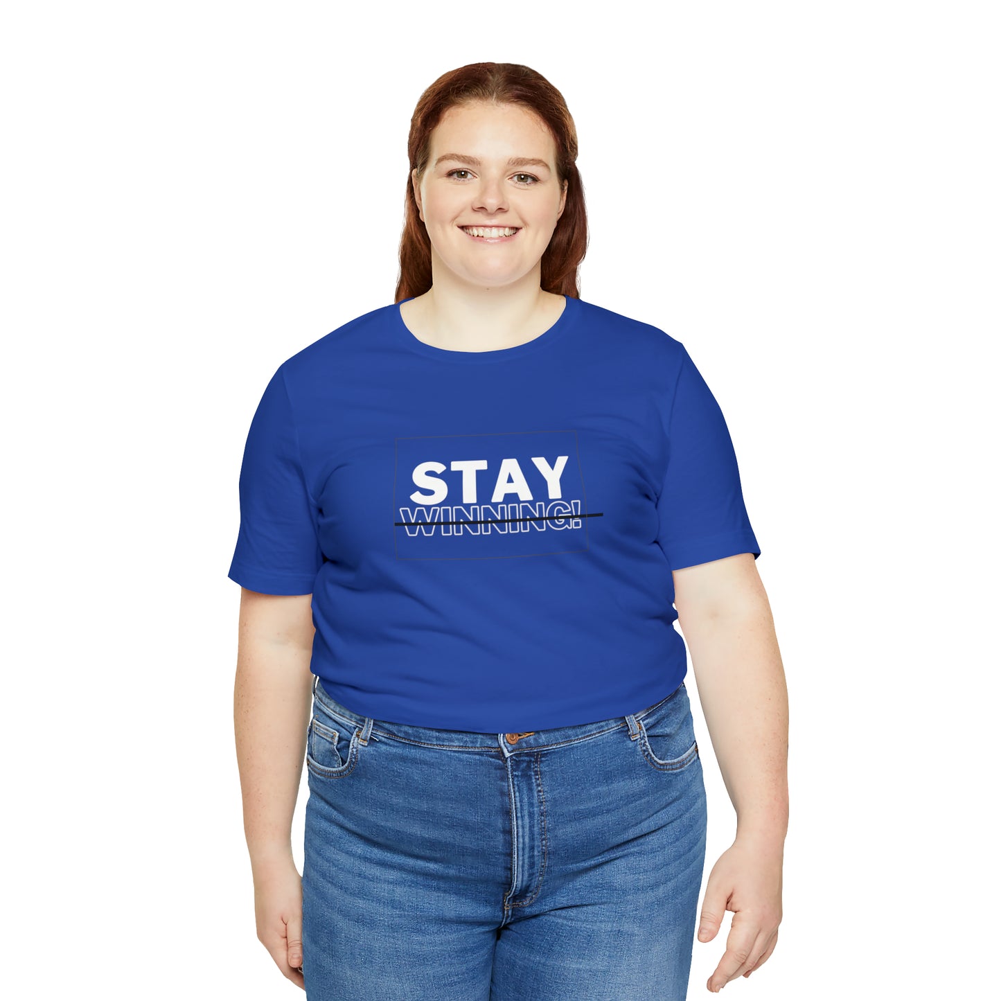 Soluvd Stay Winning Unisex, Women's, Men's Short Sleeve Tee
