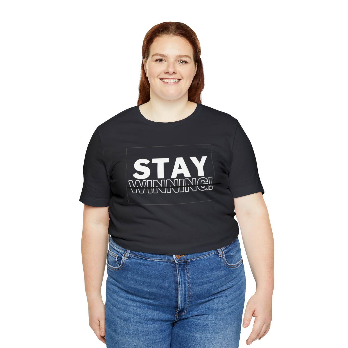 Soluvd Stay Winning Unisex, Women's, Men's Short Sleeve Tee