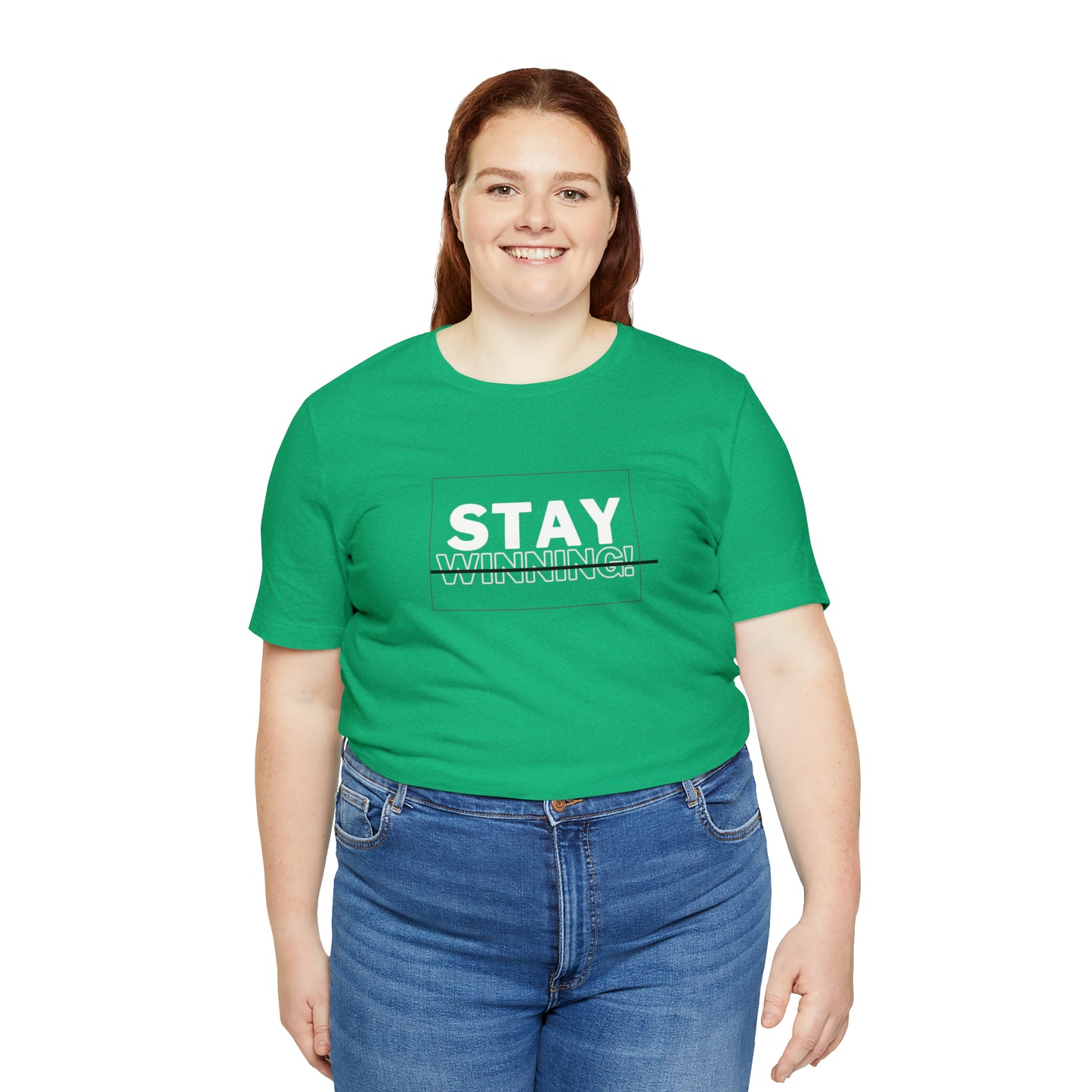 Soluvd Stay Winning Unisex, Women's, Men's Short Sleeve Tee