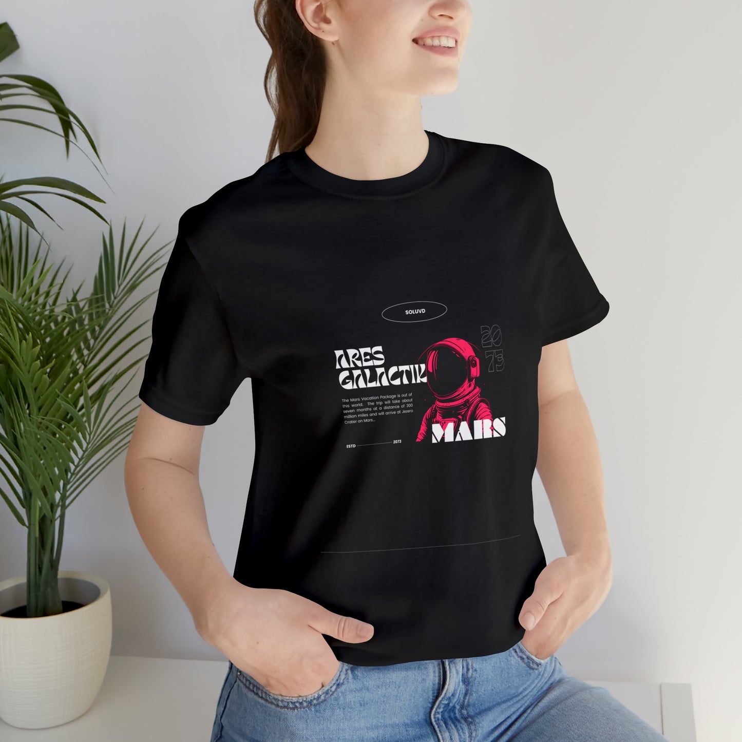 Soluvd Mars Unisex, Women's, Men's Short Sleeve Tee