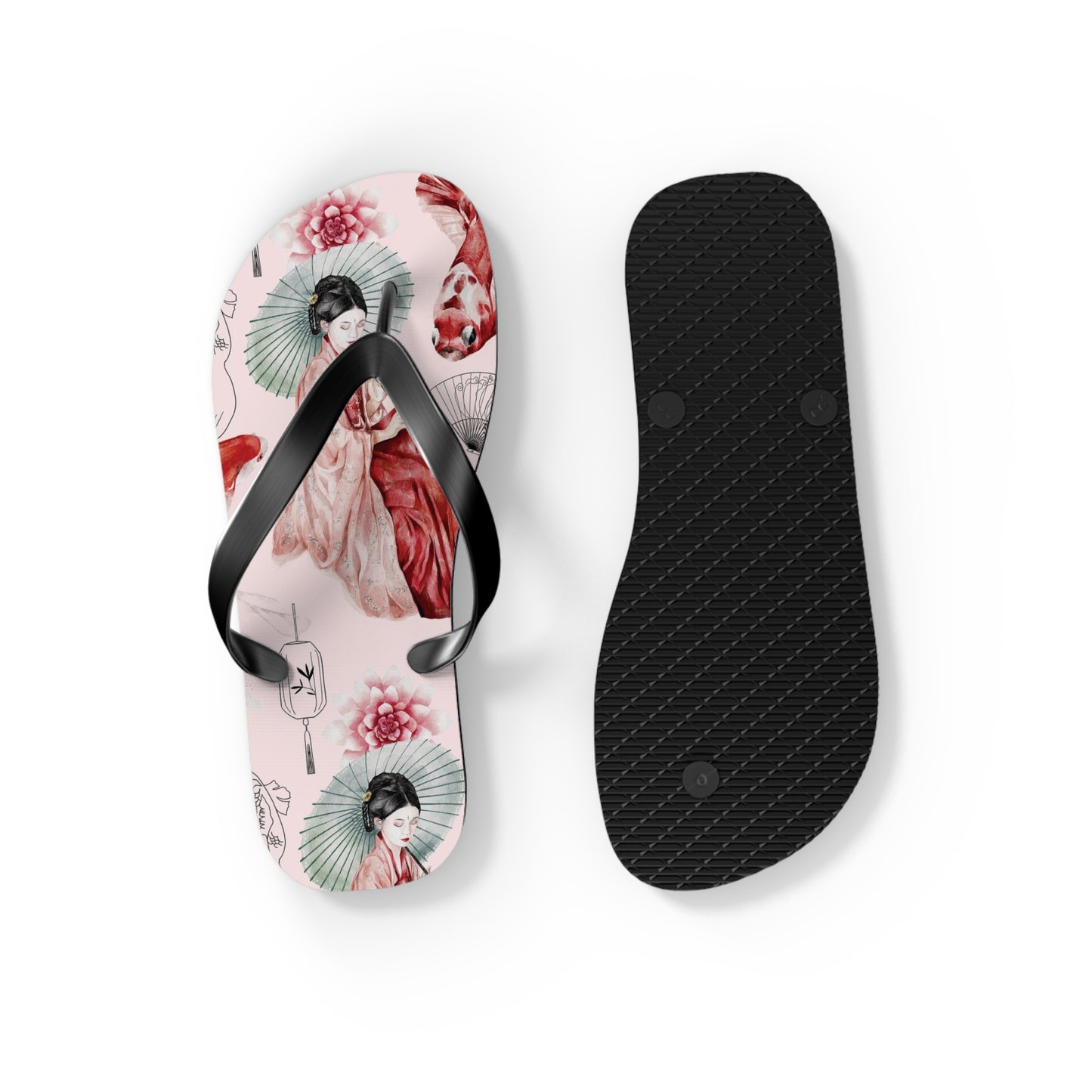 Soluvd Pink Pagoda Women's Flip Flops