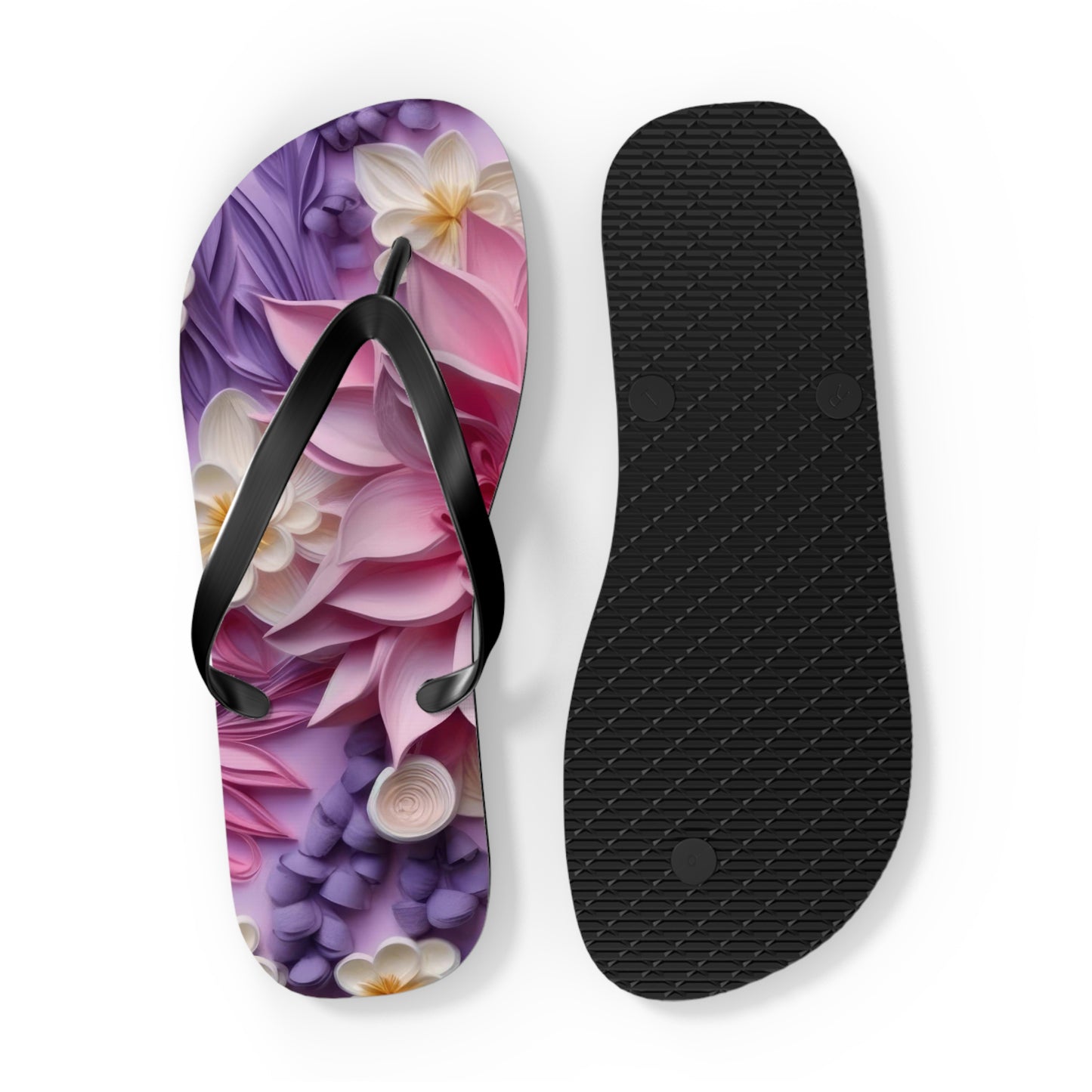 Soluvd Poppin flora Women's Flip Flops, Sandals