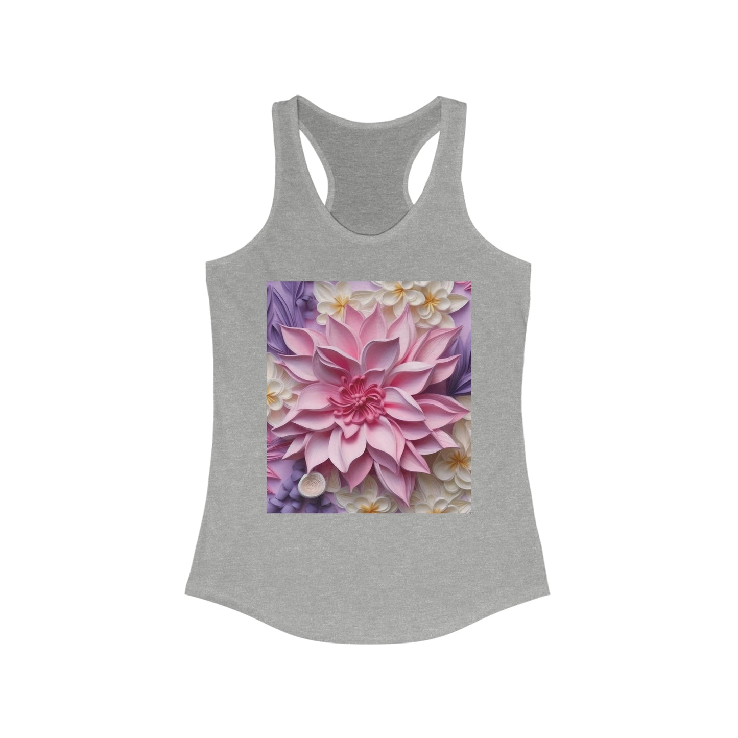 Soluvd Poppin Floral Women's Racerback Tank