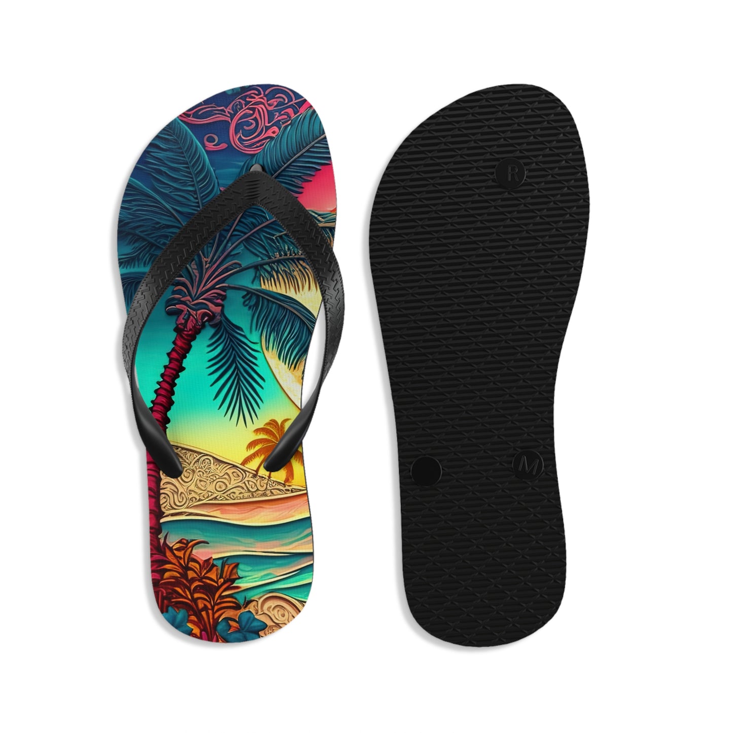 Soluvd SummerSun Unisex, Women's, Men's Flip-Flops