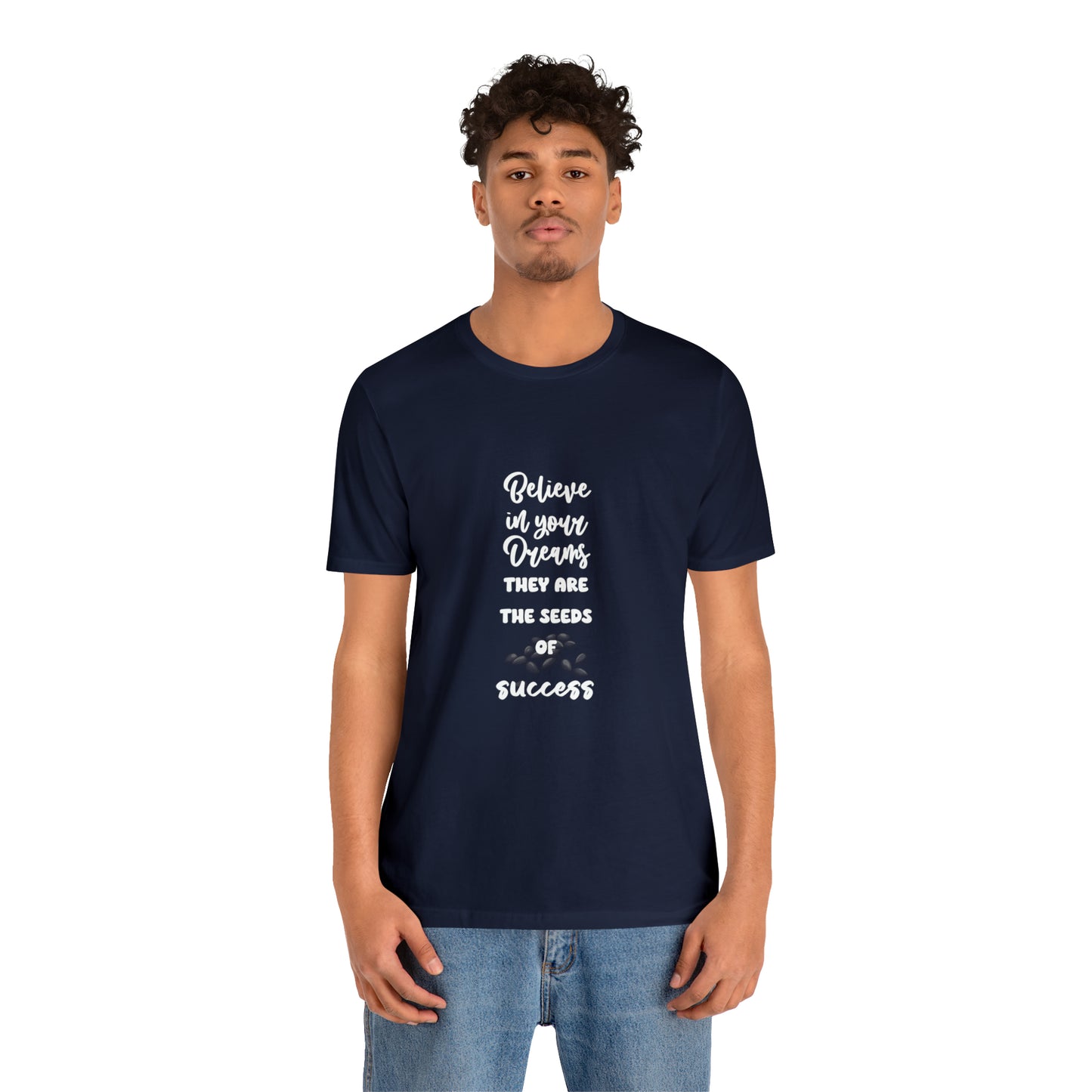 Soluvd Believe in Your Dreams Unisex, Women's, Men's Jersey Short Sleeve Tee