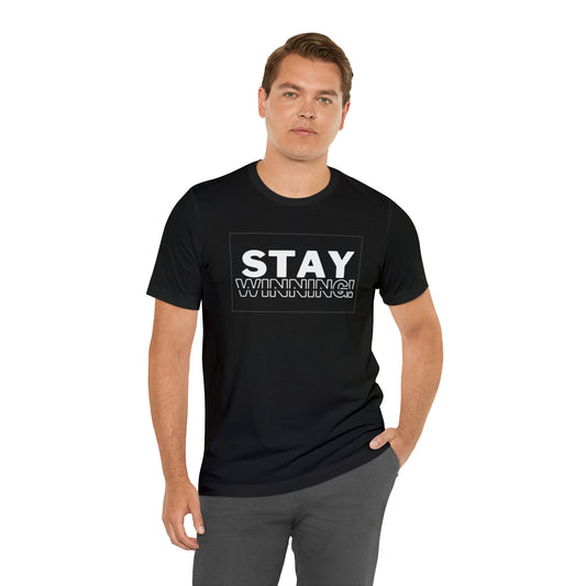 Soluvd Stay Winning Unisex, Women's, Men's Short Sleeve Tee
