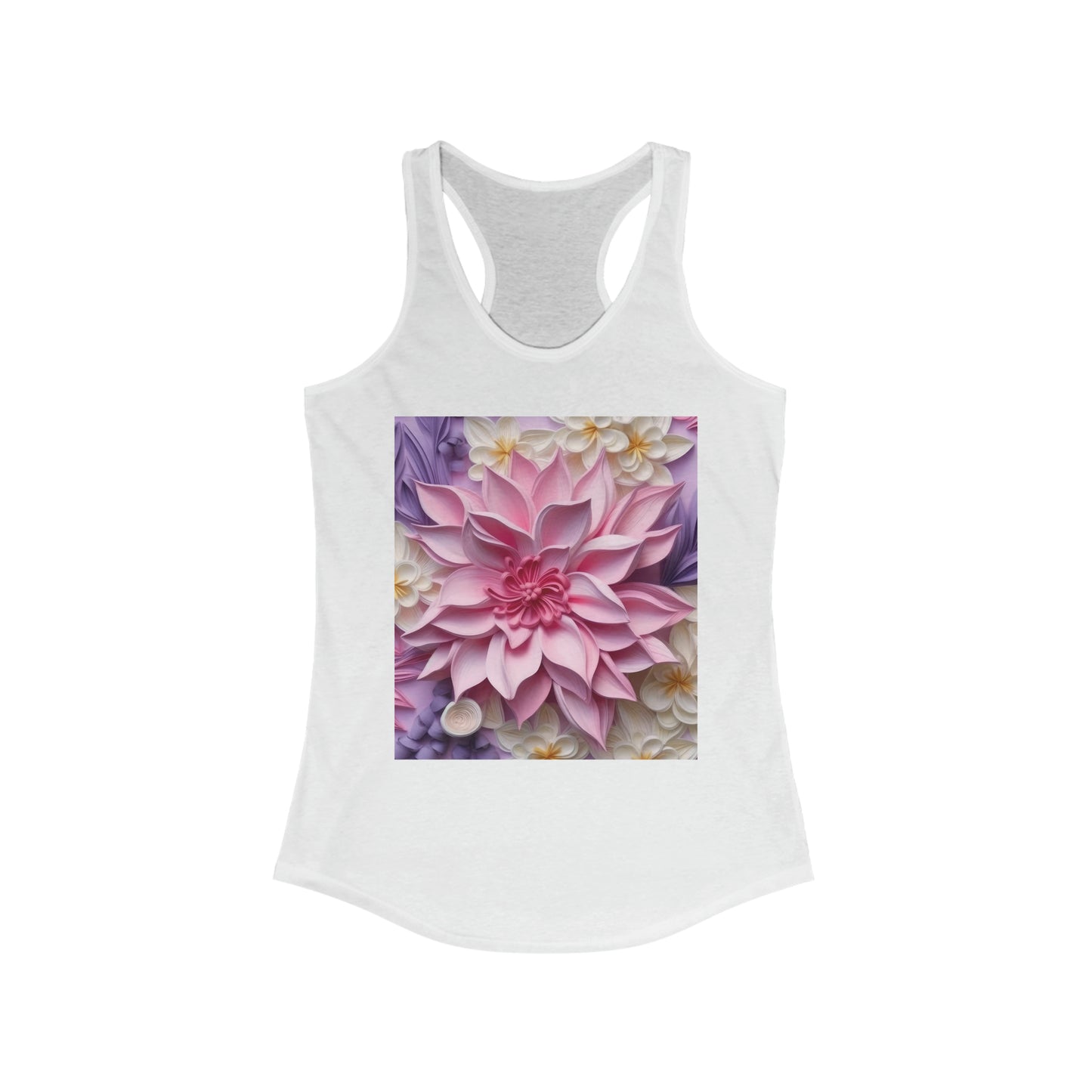 Soluvd Poppin Floral Women's Racerback Tank