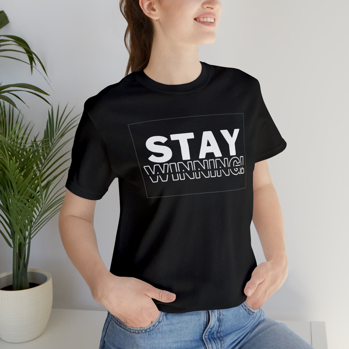 Soluvd Stay Winning Unisex, Women's, Men's Short Sleeve Tee