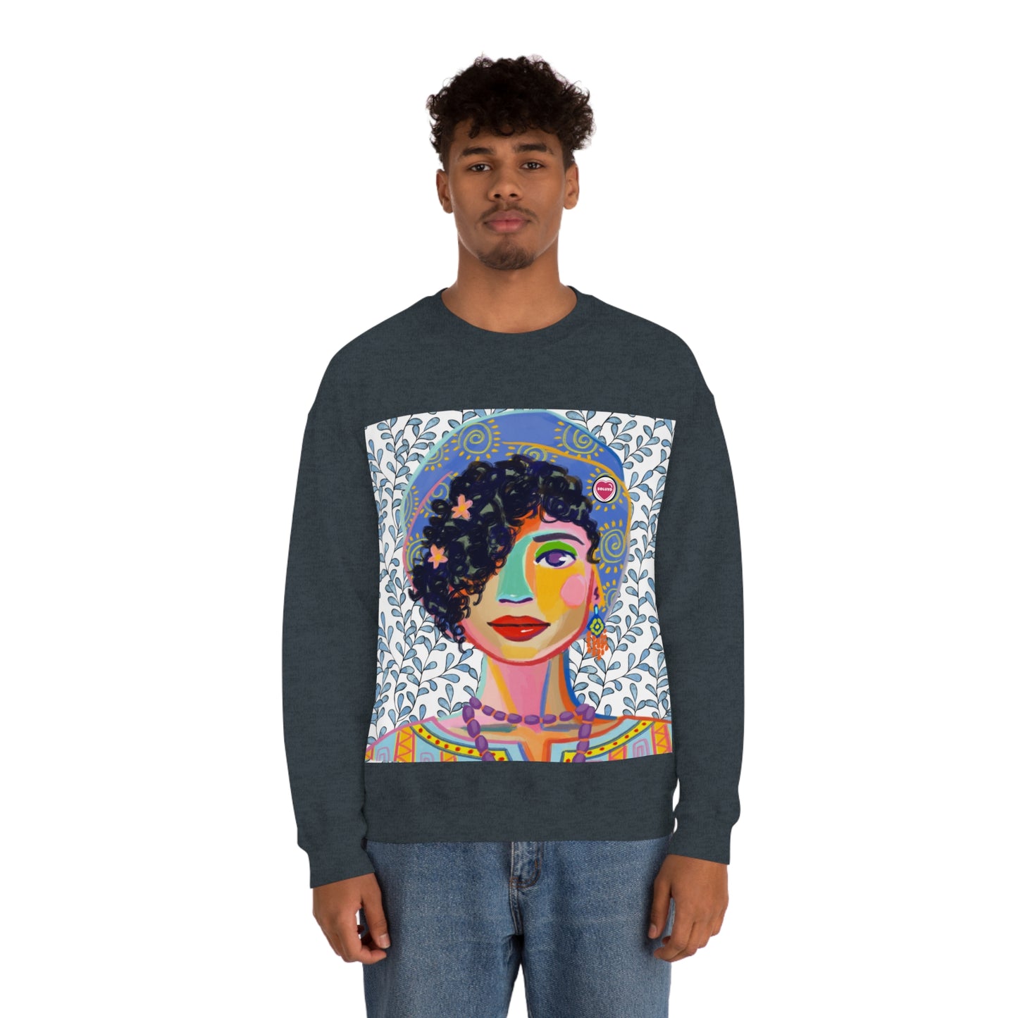 Soluvd Beret Unisex Heavy Blend™ Crewneck Sweatshirt