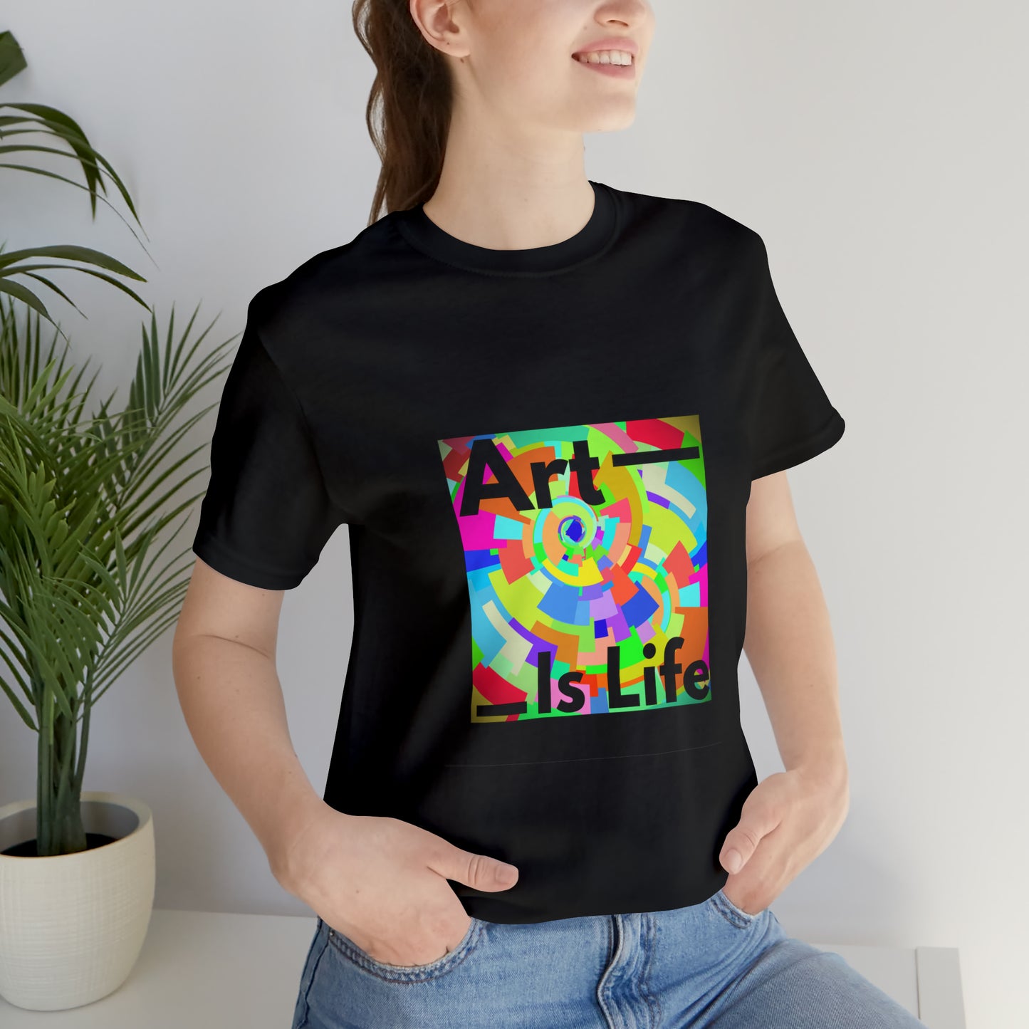 Soluvd Art Is Life Unisex, Women's, Men's Short Sleeve Tee