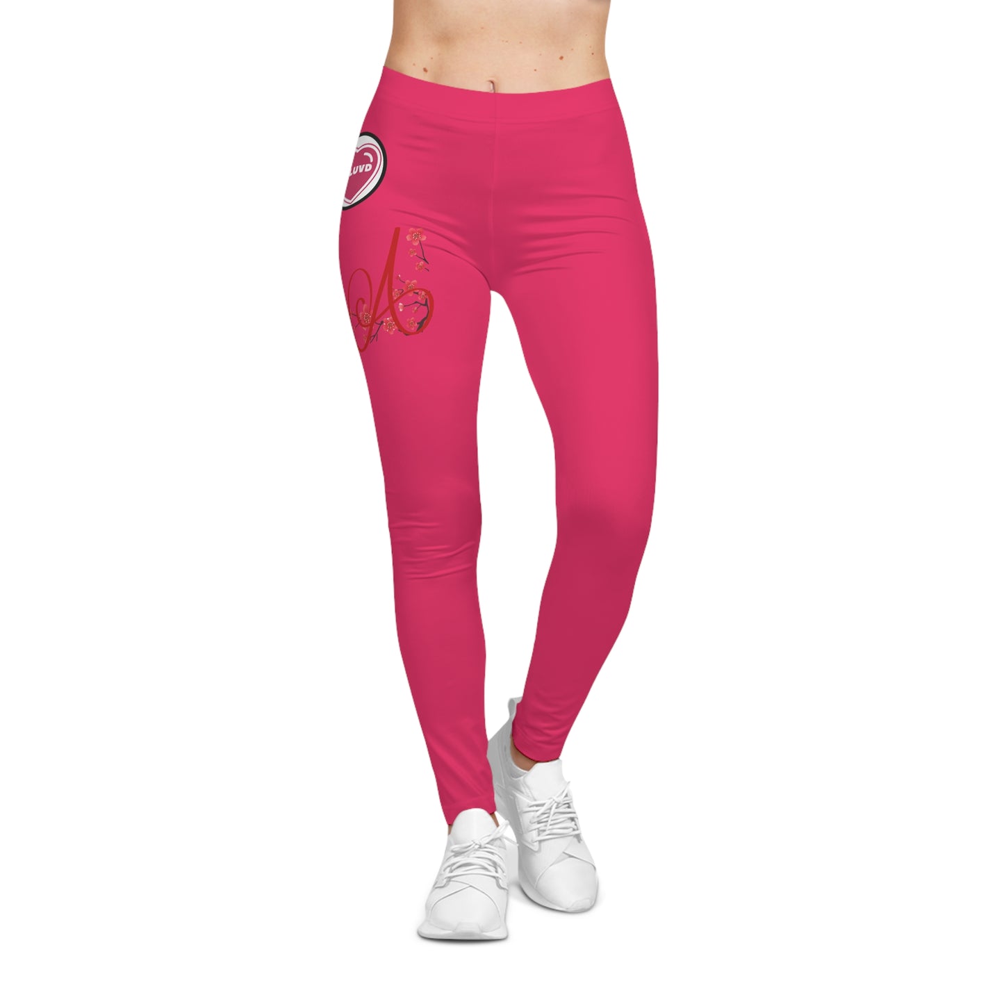 Soluvd Pink A Women's Casual Leggings
