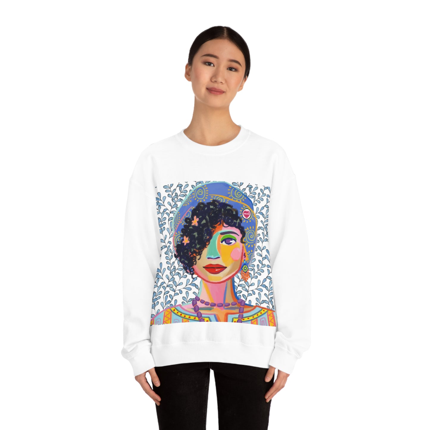 Soluvd Beret Unisex Heavy Blend™ Crewneck Sweatshirt