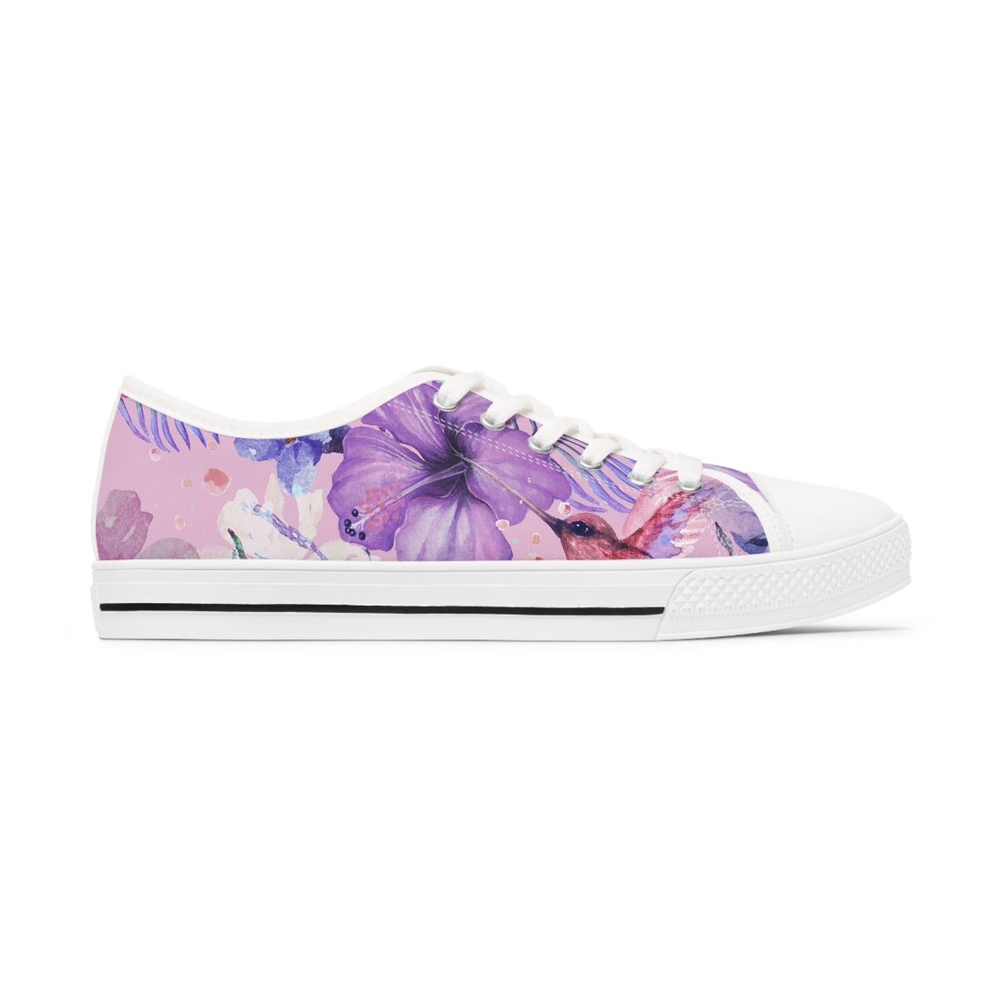 Soluvd Purple Vacay Women's Low Top Sneakers