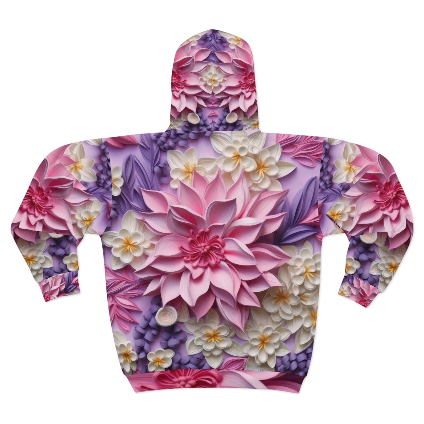 Soluvd Poppin Floral Unisex, Women's, Men's Zip Hoodie