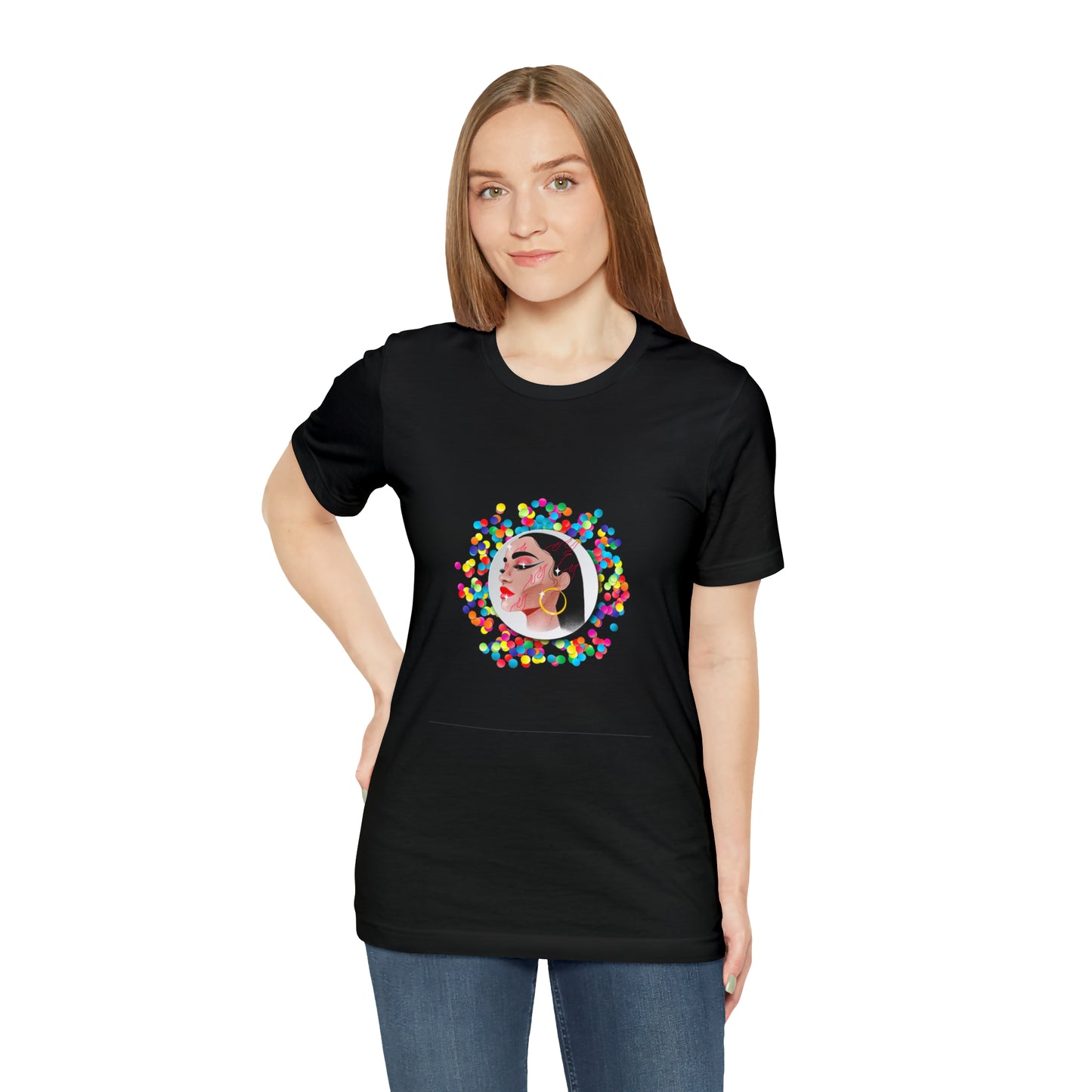 Soluvd Confetti Unisex, Women's, Men's Short Sleeve Tee