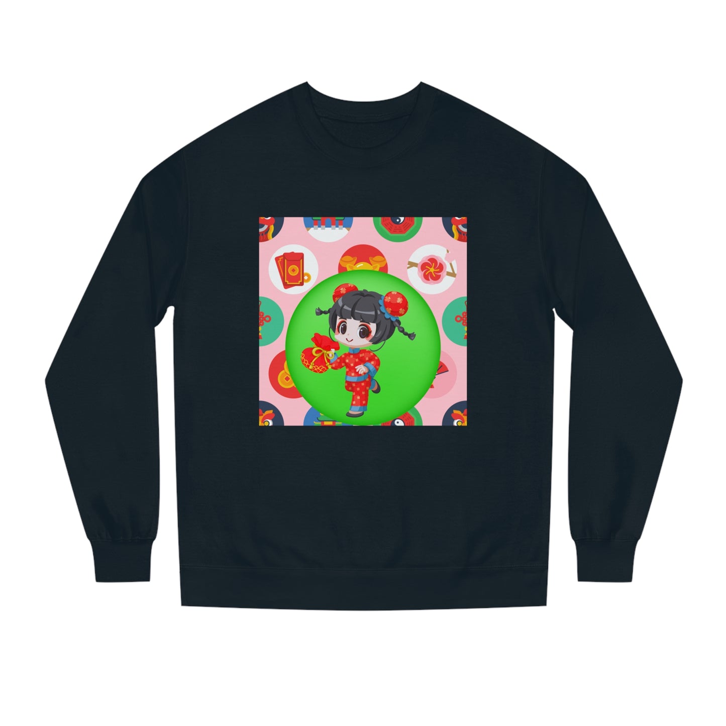 Soluvd Bubble Unisex, Women's, Men's Crew Neck Sweatshirt