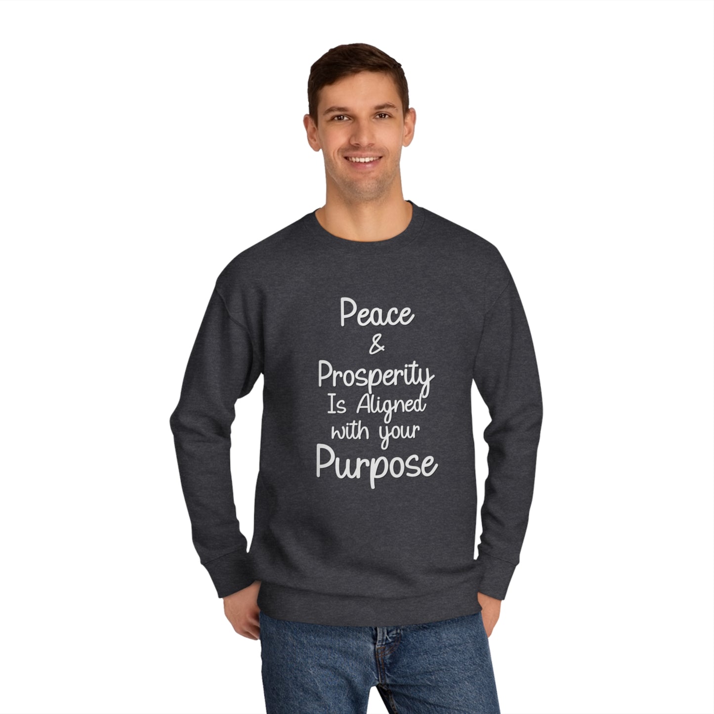 Soluvd Peace & Prosperity Unisex Crew Sweatshirt