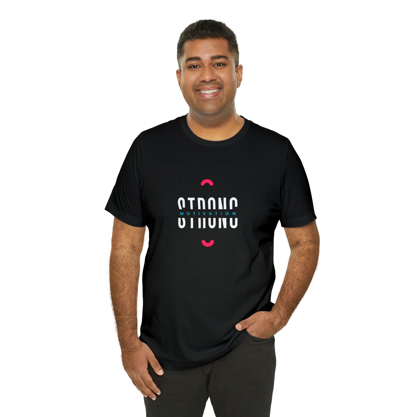 Soluvd Strong Motivation Unisex, Women's, Men's Short Sleeve Tee