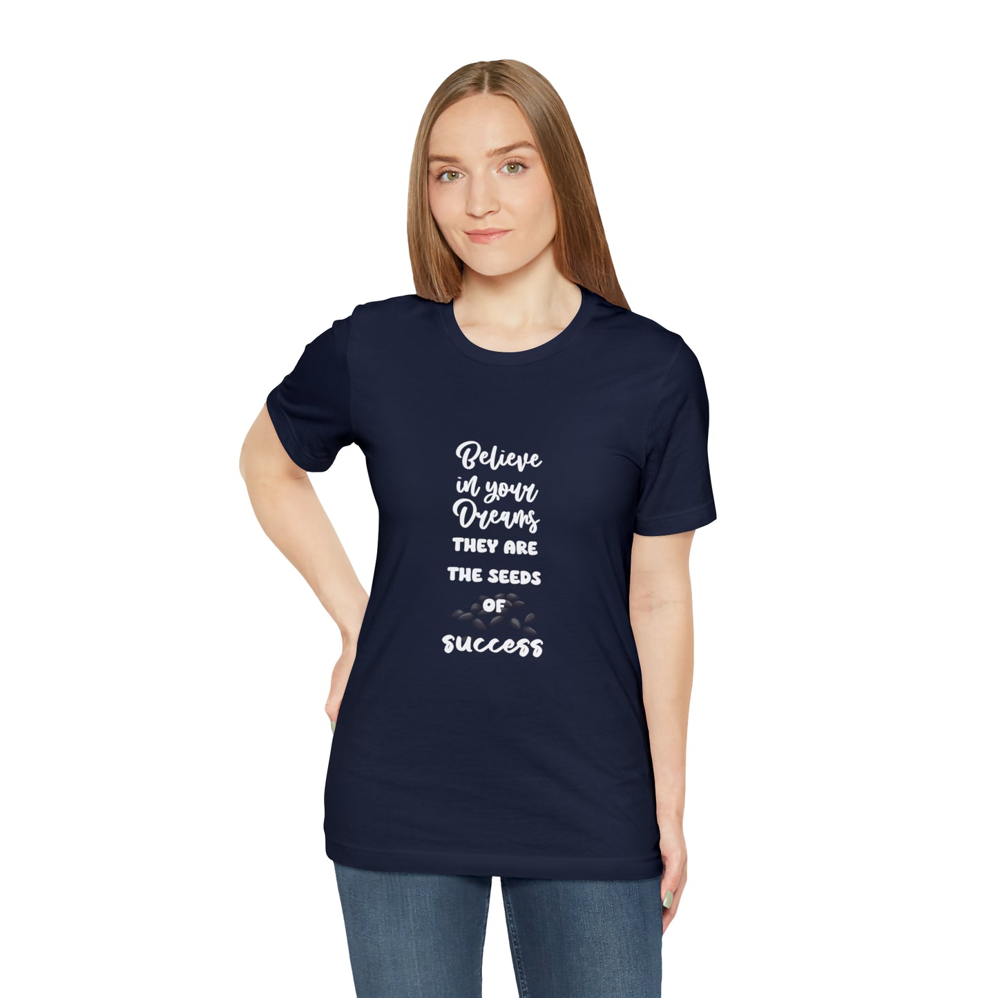 Soluvd Believe in Your Dreams Unisex, Women's, Men's Jersey Short Sleeve Tee