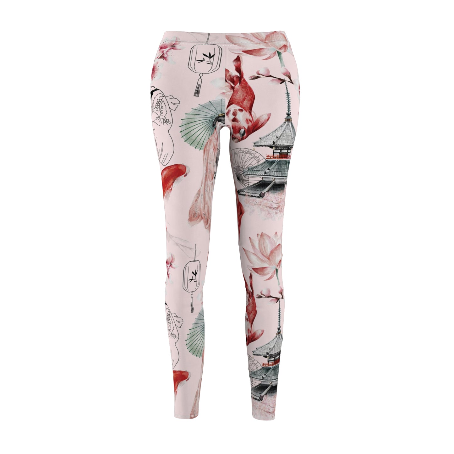 Soluvd Pink Pagoda Women's Casual Leggings