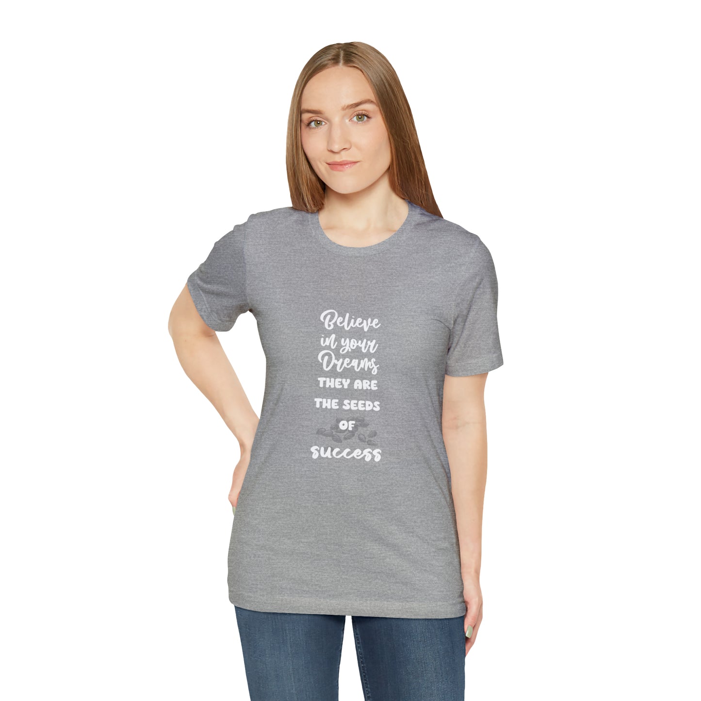 Soluvd Believe in Your Dreams Unisex, Women's, Men's Jersey Short Sleeve Tee