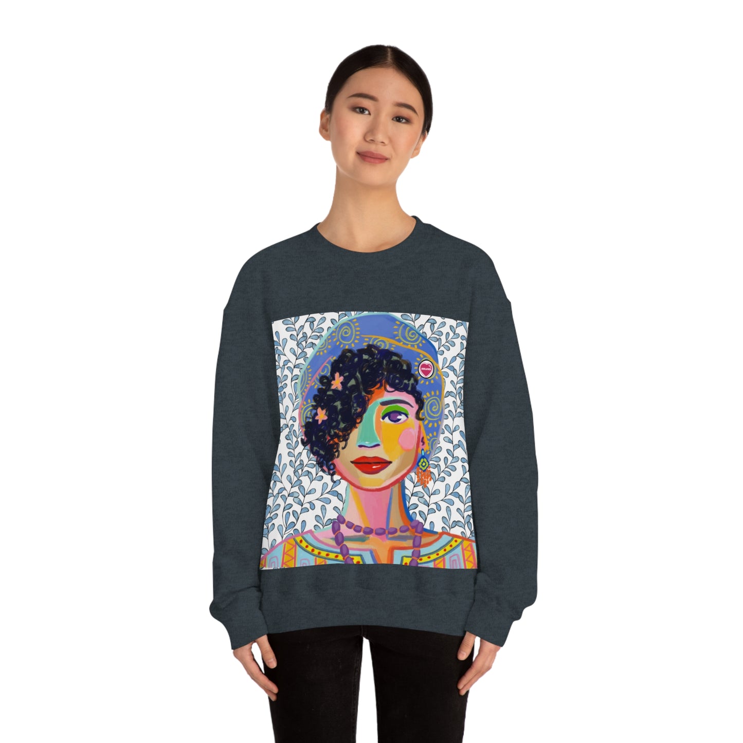 Soluvd Beret Unisex Heavy Blend™ Crewneck Sweatshirt