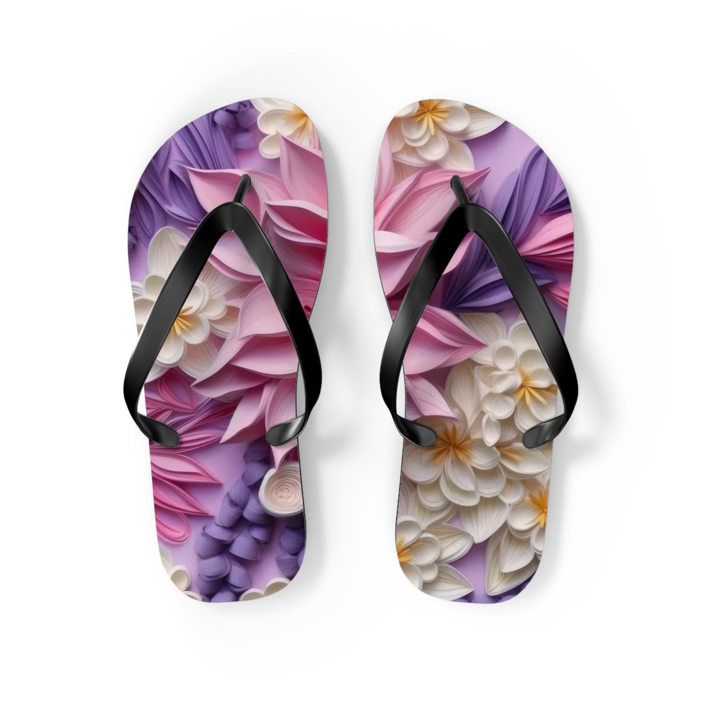 Soluvd Poppin flora Women's Flip Flops, Sandals