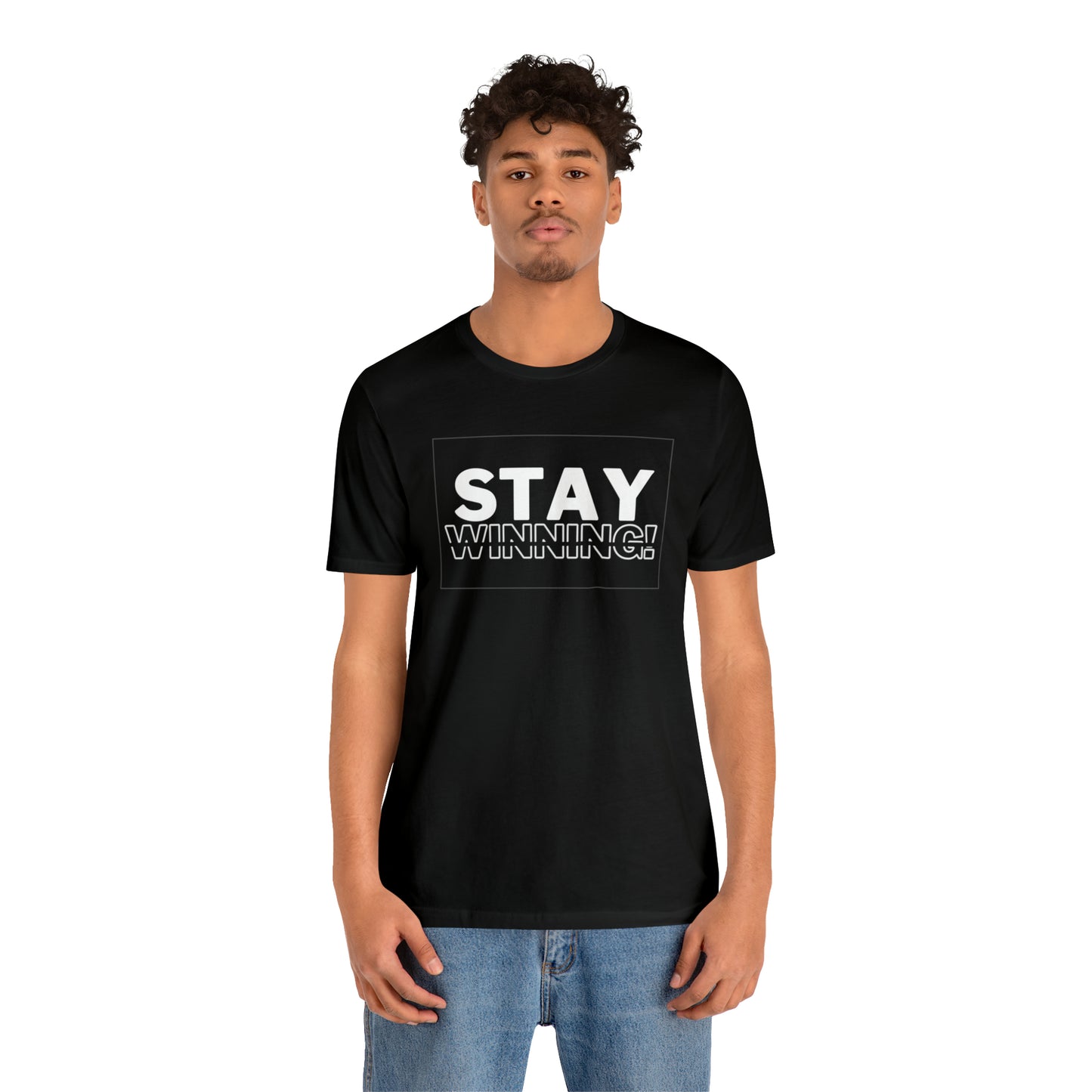 Soluvd Stay Winning Unisex, Women's, Men's Short Sleeve Tee