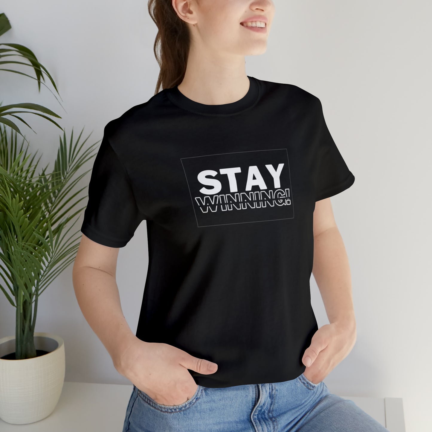 Soluvd Stay Winning Unisex, Women's, Men's Short Sleeve Tee